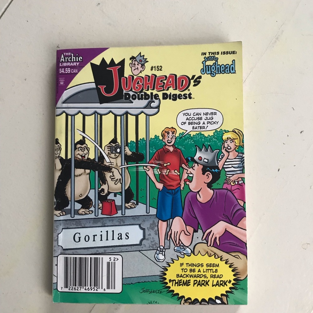 Jughead's Double Digest #152 Comic Book - Yellow & Purple Cover